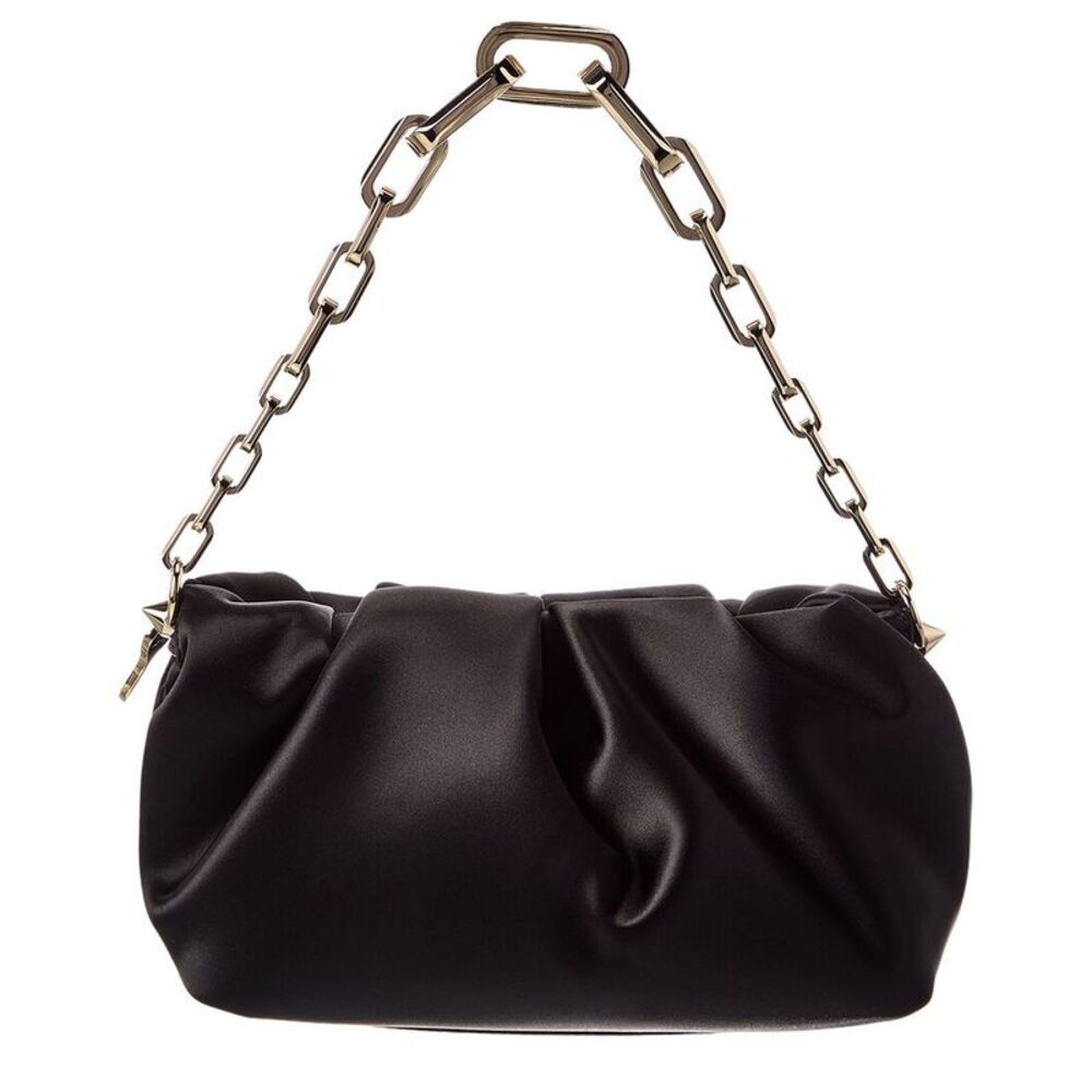 Christian Louboutin Eva Small Neoprene Pouchette, Black